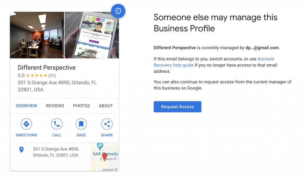 How to Claim Access to Google My Business Profile